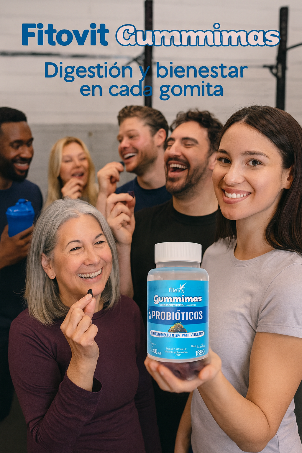 Fitovit Gummimas Probióticos – Digestión e Inmunidad Natural 🍇🌿
