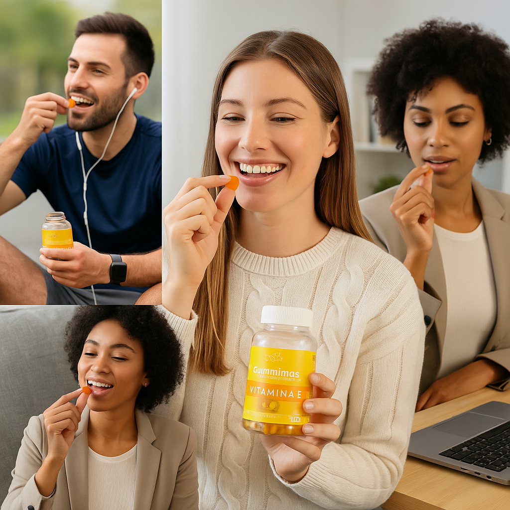 Fitovit Gummimas Vitamina E – Belleza y Energía desde Adentro 🍊✨
