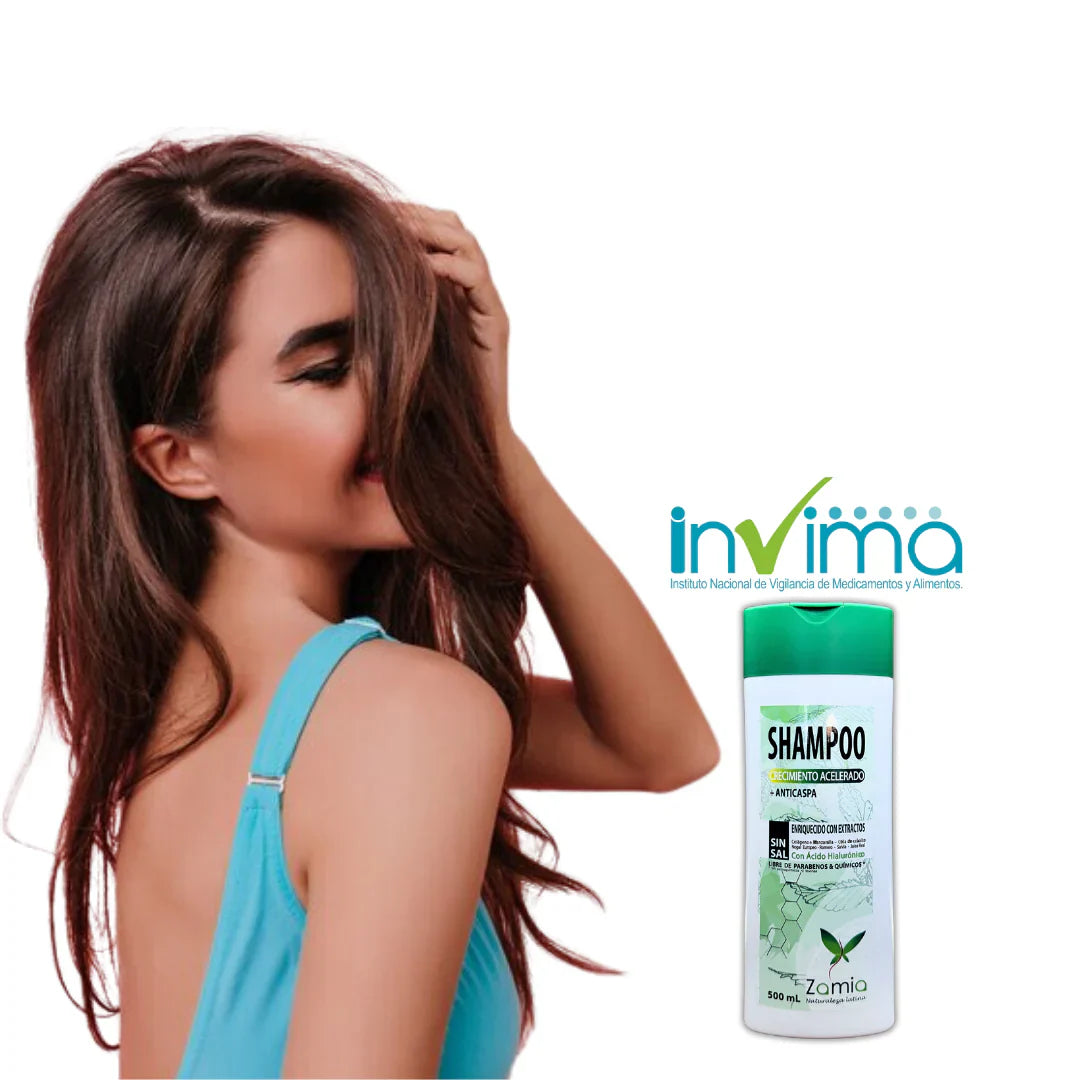 ZAMIA SHAMPOO CRECIMIENTO ACELERADO + ANTICASPA