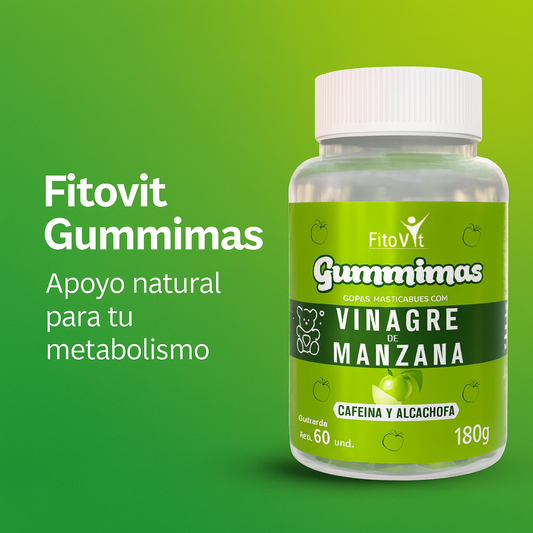 Fitovit Gummimas – Energía, Digestión y Control Natural 🍏✨